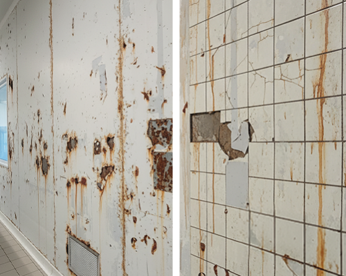 beschadigde-ruimte-sandwichpanelen-tegels