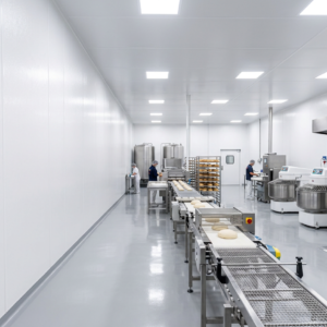 industriële bakker resultaat strakke ruimte