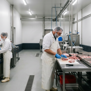 vleesverwerker of slager voor frp wand wonderboard