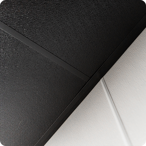FRP systeem plafond zwart wit haccp