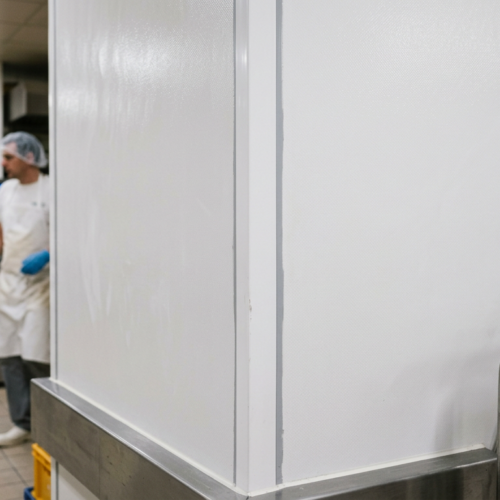 Wandbescherming-sandwichpaneel-haccp-ruimte Wandbescherming-sandwichpaneel-haccp-ruimte