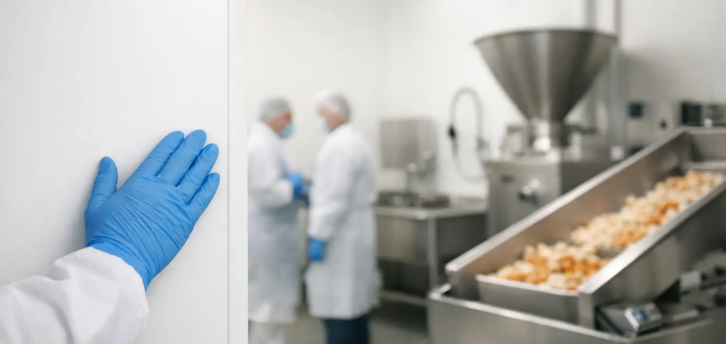 Hygiënische wandafwerking foodindustrie kiezen