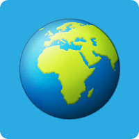 Icoon actief wereldwijd wandbescherming