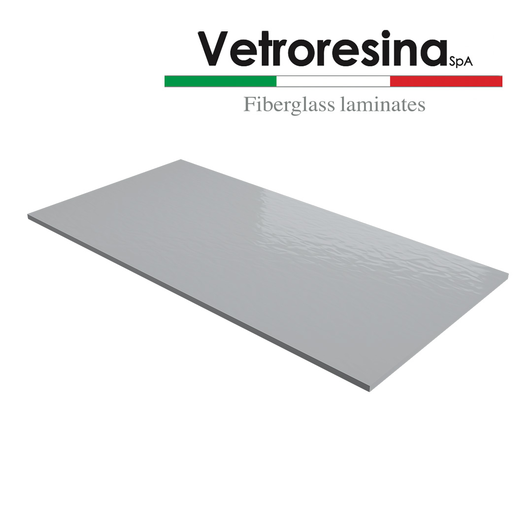 Vetroresina Vetro Mat LD — Smooth FRP-plaat (grijs)