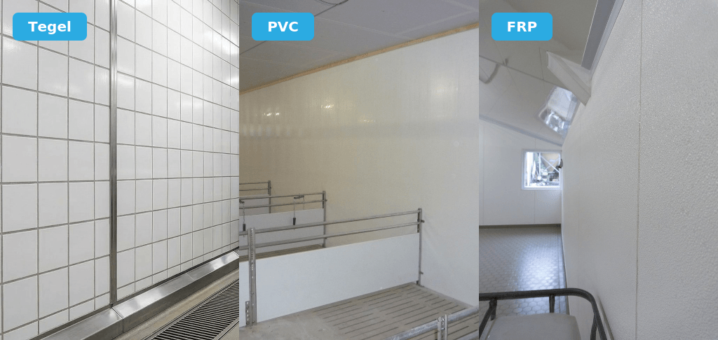 Wat is het verschil tussen een tegel en een hygiënische kunststof wandplaat?