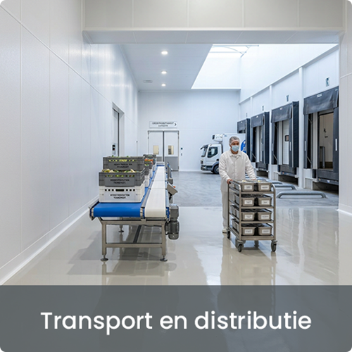 FRP wandafwerking expeditiezone foodproductie slagvast