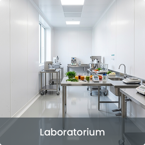 Hygiënische wandafwerking verwerkingsruimte foodproductie HACCP