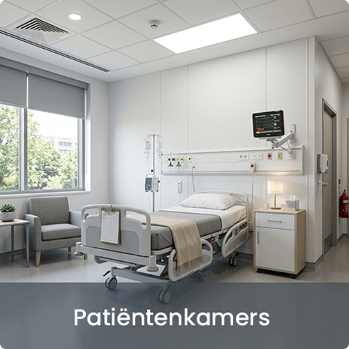 FRP wandafwerking kamer zorgsector hygiënisch