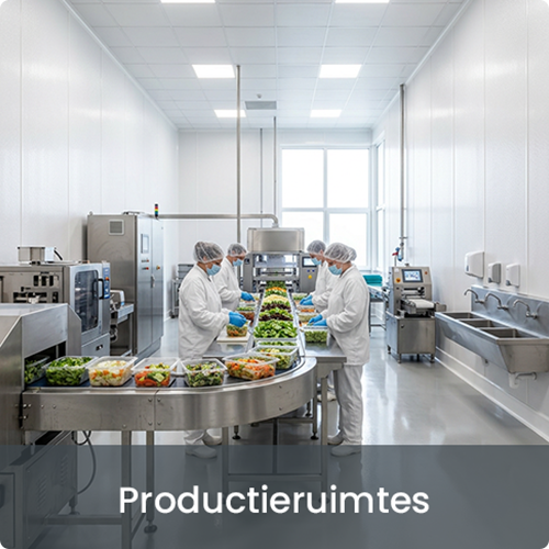 Wandbescherming stootranden plinten foodproductie